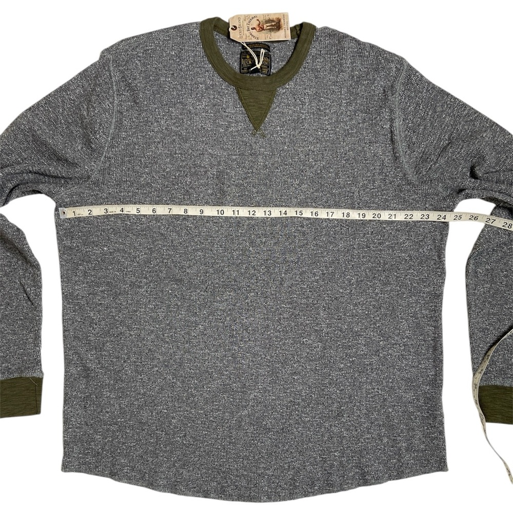 Lucky Brand Strong Boy Thermal Gray Size XXL - Picture 2 of 9